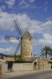Binissalem, Mallorca, Spain - Windmill Binissalem, Mallorca, Spain - Windmill