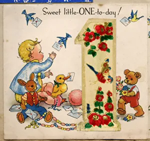 Birthday card, Sweet Little One Today Birthday card, Sweet Little One Today