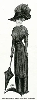 Black mourning dress 1910 Black mourning dress 1910