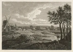 <b class=qtipBold><figcaption>Blackheath 1808</figcaption></b><br>A mother and child take a walk on a picturesque Blackheath, where a windmill, long since vanished, can be found. Date: 1808<br><em>© Mary Evans Picture Library</em> Blackheath 1808
