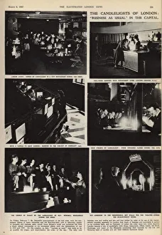 Blackout. Fuel-crisis shopping in London, 1947 Blackout. Fuel-crisis shopping in London, 1947