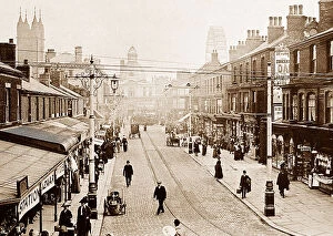 Ferris Collection: Blackpool Abingdon Street and the Big Wheel early 1900s
