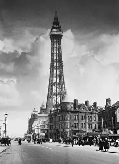 Blackpool Tower Print 1920s