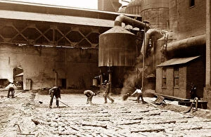 Foundry Collection: Blast furnace at steelworks Pittsburg Pennsylvania USA