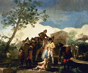 The Blind Guitarist, 1778, by Francisco de Goya The Blind Guitarist, 1778, by Francisco de Goya