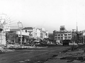 Blitz in London -- Lewisham High Street, WW2 Blitz in London -- Lewisham High Street, WW2