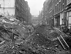 Blitz in London -- Saffron Hill, WW2 Blitz in London -- Saffron Hill, WW2