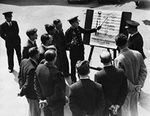 Blitz in London -- training office workers, WW2 Blitz in London -- training office workers, WW2
