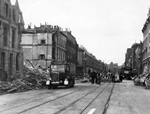 Blitz in London -- Vauxhall Bridge Road, WW2 Blitz in London -- Vauxhall Bridge Road, WW2
