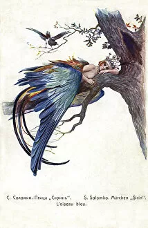 Myth Gallery: Blue Bird (Bird Sirin) - Sergey Solomko