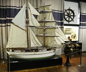 Images Dated 18th March 2012: Boat model. Museum of History and Navigation. Inside. Riga