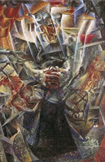 BOCCIONI, Umberto (1882-1916). Materia. 1912 BOCCIONI, Umberto (1882-1916). Materia. 1912