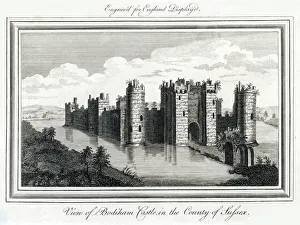 <b class=qtipBold><figcaption>Bodiam Castle</figcaption></b><br>Bodiam Castle, Sussex<br><em>© Mary Evans Picture Library</em> Bodiam Castle