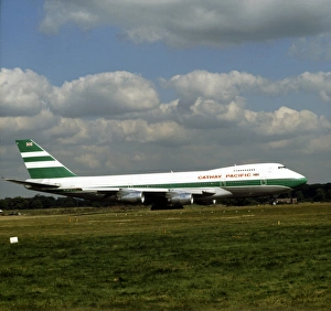 Boeing 747-267B Cathay Pacific Gatwick c 1985 Boeing 747-267B Cathay Pacific Gatwick c 1985