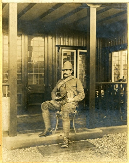 Boer War soldier in South Africa Boer War soldier in South Africa