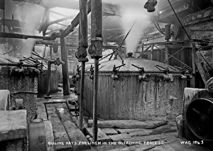 Boiling Vats for Linen in the Bleaching Process Boiling Vats for Linen in the Bleaching Process