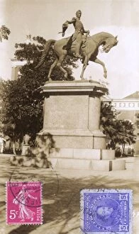Bolivar statue, Cartagena, Colombia, Central America