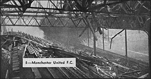Seats Gallery: Bomb damage at Old Trafford - Manchester United