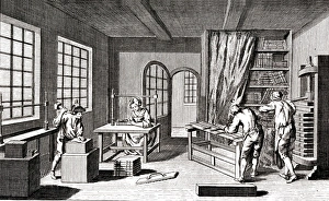 Pressing Gallery: Bookbinding / Diderot
