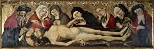 Altar Piece Gallery: BORRASSA, Llu�(1360-1425). Lament of Christ