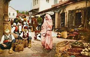Produce Gallery: Bosnian Market Scene - Sarajevo