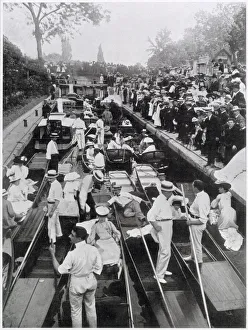 BOULTER'S LOCK - on Ascot Sunday, when this was the fashionable place to be at BOULTER'S LOCK - on Ascot Sunday, when this was the fashionable place to be at