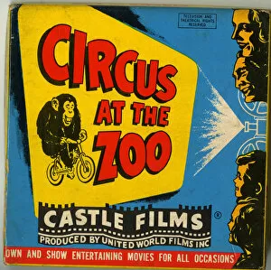 Projection Gallery: Box cover design, Circus at the Zoo