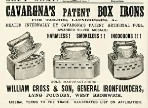 Electrical Collection: Box Irons Advert / 1888