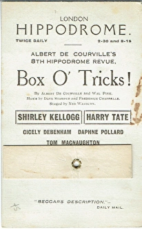 Box O Tricks revue by Albert de Courville and Wal Pink Box O Tricks revue by Albert de Courville and Wal Pink