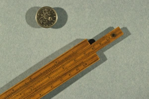 Boxwood slide-rule belonging to Bryan Donkin Jr Boxwood slide-rule belonging to Bryan Donkin Jr