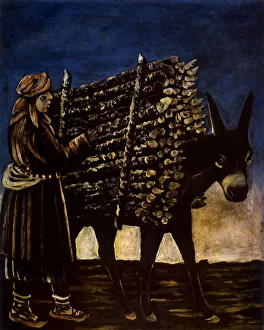 Loads Gallery: Boy Firewood Vendor Date: 1910