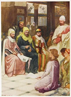 <b class=qtipBold><figcaption>Boy Jesus in Temple</figcaption></b><br>Taken to the Temple, the boy Jesus astonishes the priests by his knowledge of the scriptures.<br><em>© Mary Evans Picture Library</em> Boy Jesus in Temple