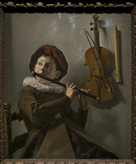 Boy Playing a Flute, 1630s, by Judith Leyster Boy Playing a Flute, 1630s, by Judith Leyster