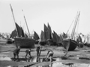 Boys playing in the harbour, St Ives, Cornwall Boys playing in the harbour, St Ives, Cornwall