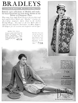 Bradleys Clothes Advert, 1927 Bradleys Clothes Advert, 1927
