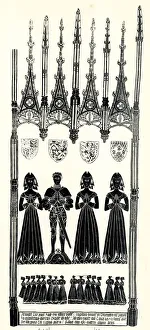 Brass rubbing, Robert Ingylton, Knight, and three wives Brass rubbing, Robert Ingylton, Knight, and three wives