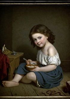 Breakfast, 1866, by Amalia Lindegren Breakfast, 1866, by Amalia Lindegren