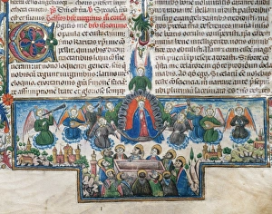 Breviary of the Bishop of Montoya. The Assumption of the Vir Breviary of the Bishop of Montoya. The Assumption of the Vir