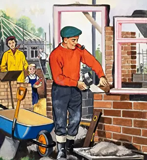 The Bricklayer Print