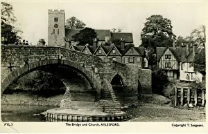 The Bridge & Church, Aylesford, Kent The Bridge & Church, Aylesford, Kent
