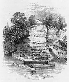 Bridgewater Canal Work in Progress Print: Worsley Basin