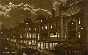 Briggate Gallery: Briggate, Leeds, West Yorkshire at night
