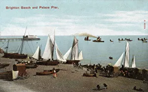Brighton Beach and Palace Pier - East Sussex Brighton Beach and Palace Pier - East Sussex