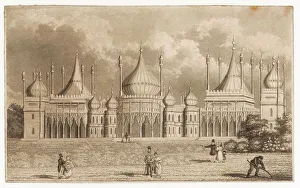 <b class=qtipBold><figcaption>Brighton Pavilion</figcaption></b><br>General view of the Pavilion<br><em>© Mary Evans Picture Library</em> Brighton Pavilion