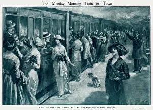 Departure Gallery: Brighton Station, train to London
