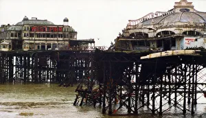 Brighton West Pier - Prior to fire and final collapse Brighton West Pier - Prior to fire and final collapse
