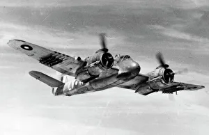 Bristol 156 Beaufighter VIF (forward view, flying) of N Bristol 156 Beaufighter VIF (forward view, flying) of N