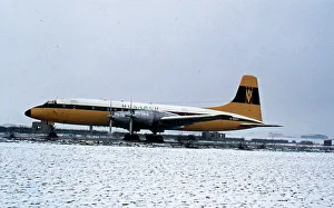 1976 Gallery: Bristol Britannia 312 G-AOVT Monarch Duxford 1976
