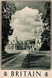 Britain poster, Balmoral Castle, Scotland Britain poster, Balmoral Castle, Scotland