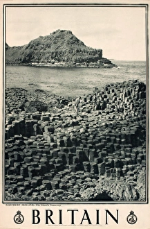 Britain poster, Northern Ireland, The Giants Causeway Britain poster, Northern Ireland, The Giants Causeway